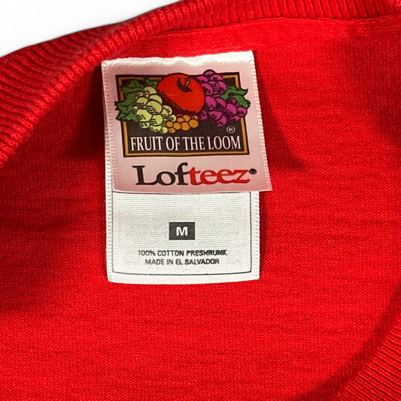 Vintage Clif Bar Shirt Adult MEDIUM Red Natural Energy Gel Promo Fitness 90s - Picture 5 of 7